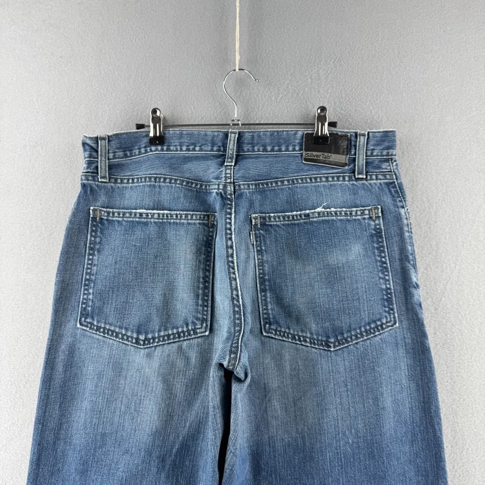 Vintage Levis Silvertab Baggy Jeans Mens 34x30 (Fits 34x29) 2005 Y2K